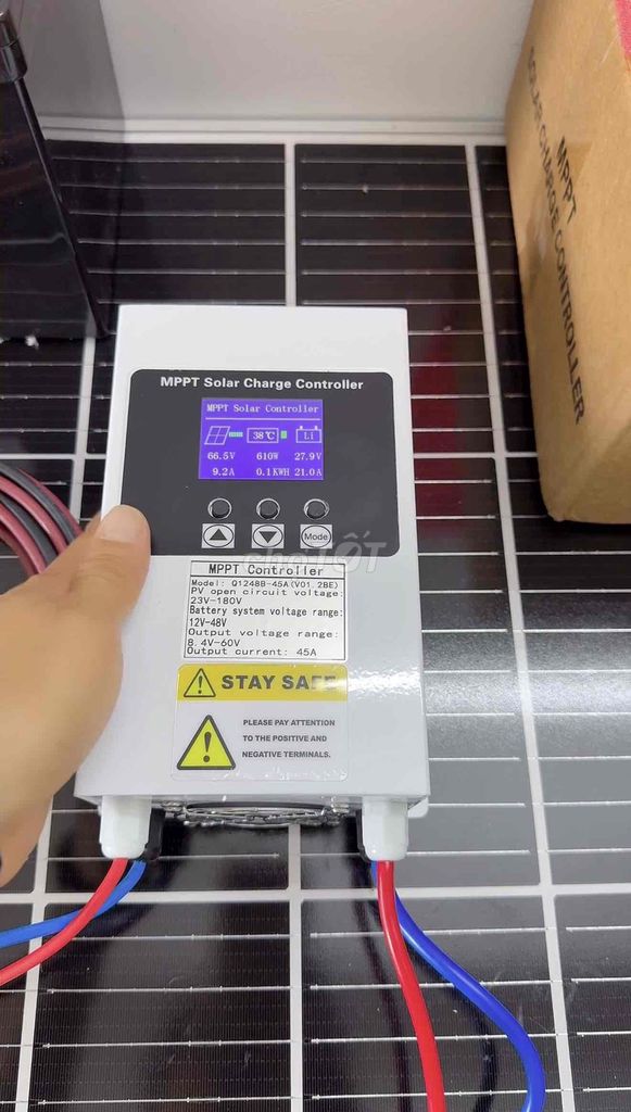 Bộ điều khiển sạc Năng Lượng MPPT 45A. Mua bán Nội thất, đồ gia dụng khác tại Thị xã Bình Minh Vĩnh Long được đăng bởi Mekong Solar  hình 1