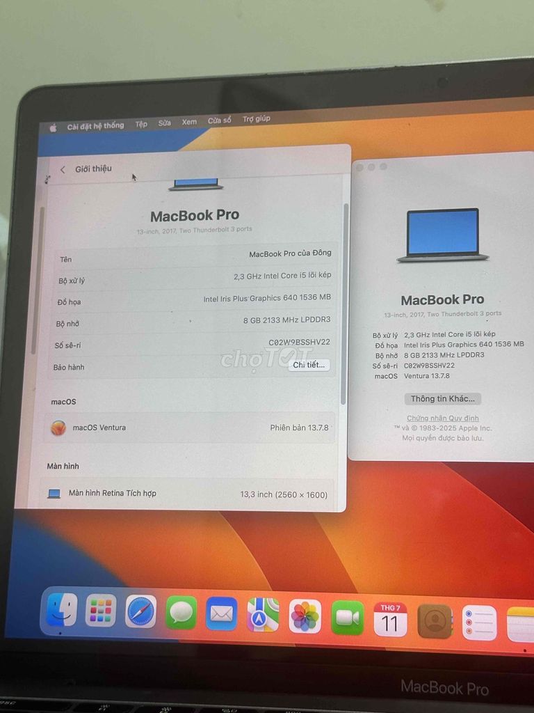 Apple MacBook Pro Xám kèm sạc chuột. Mua bán Laptop tại Thị Xã Buôn Hồ Đắk Lắk được đăng bởi nguyễn văn đông hình 1