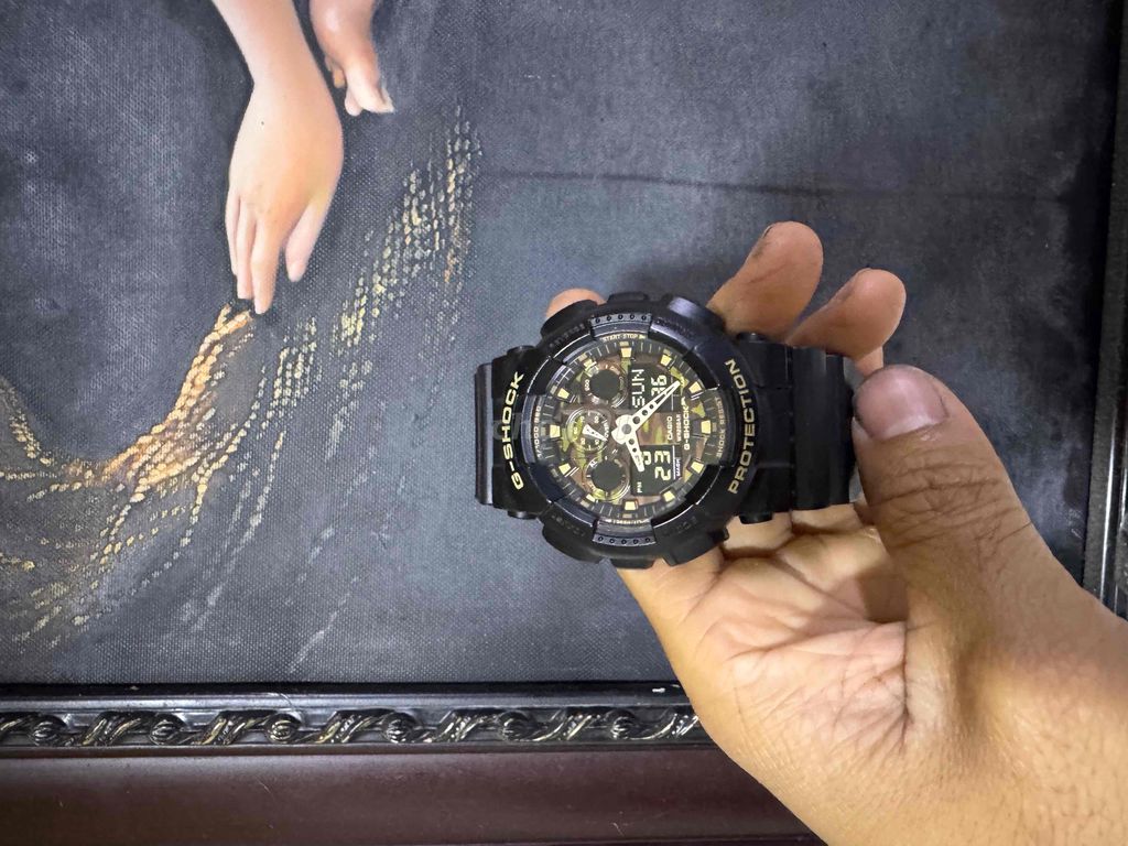 Đồng hồ Casio Thể thao G-shock Ga100CF đen gshock