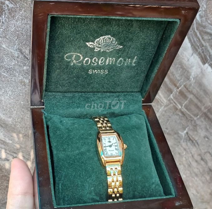Đồng hồ Nữ Thụy sỹ Rosemont mạ vàng