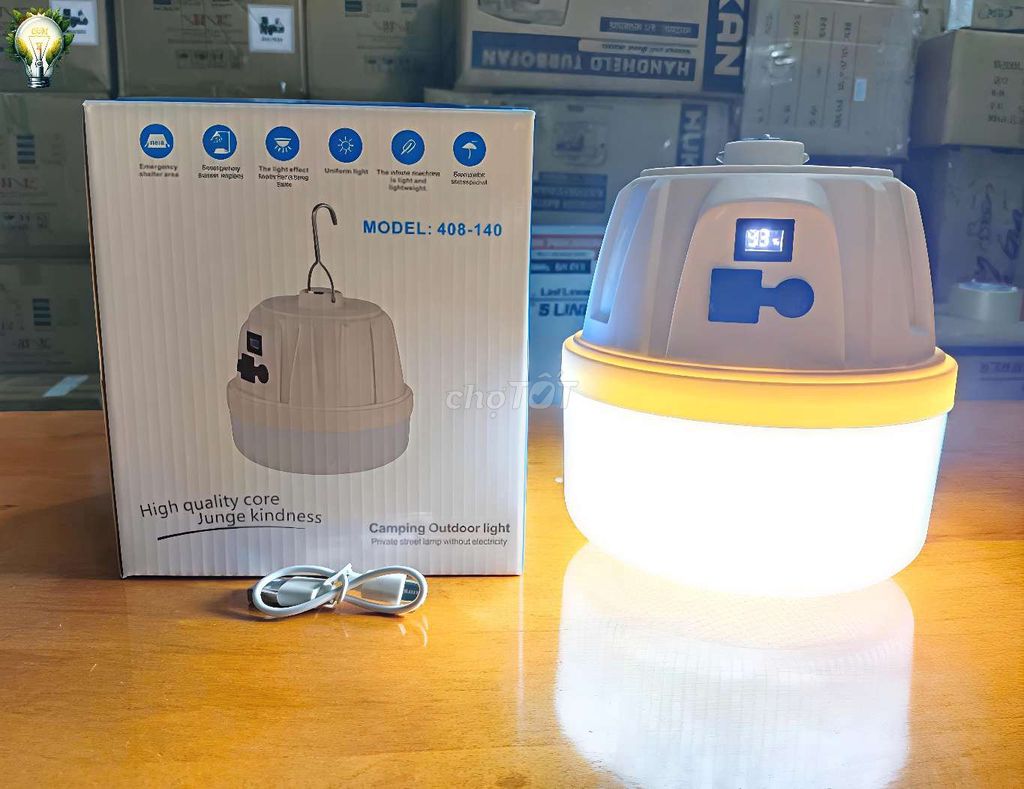 Đèn tích điện 408-140. Mua bán Đèn tại Thành phố Rạch Giá Kiên Giang được đăng bởi Nhã Đan hình 1