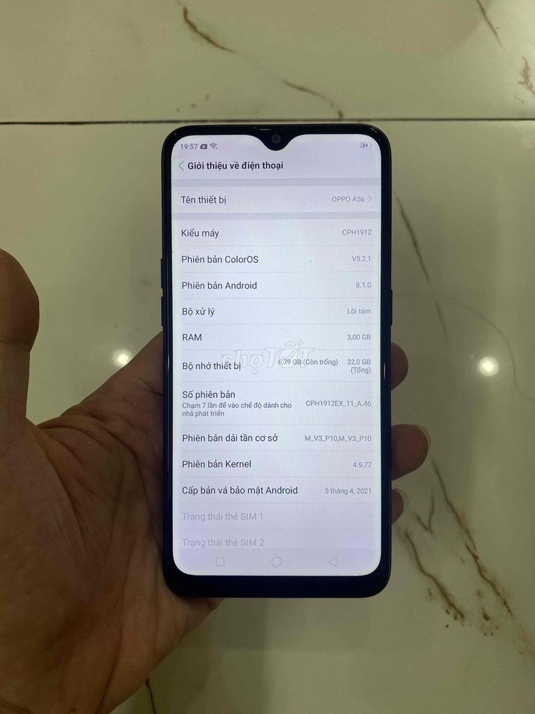 Bán Máy.Oppo.A5s zin cũ. Mua bán Điện thoại tại Quận Hà Đông Hà Nội được đăng bởi Mạnh Mobile hình 1