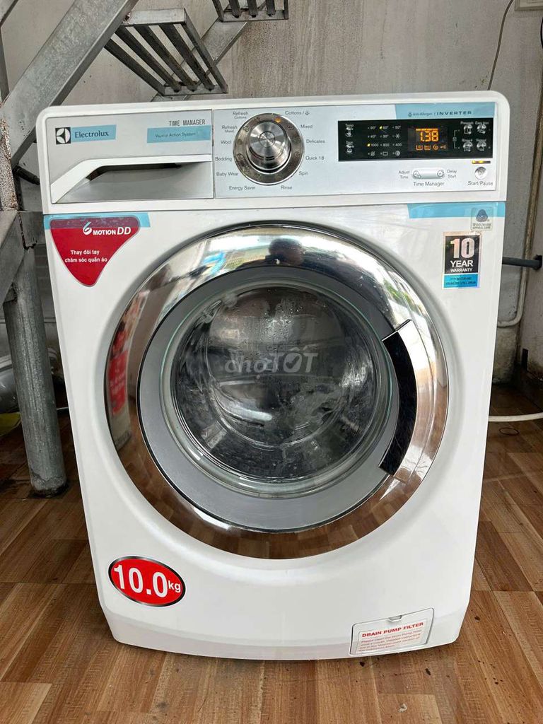 Máy giặt Electrolux 10kg cửa trước Inverter Trắng. Mua bán Máy giặt tại Quận Hà Đông Hà Nội được đăng bởi Nguyễn Kiên hình 1