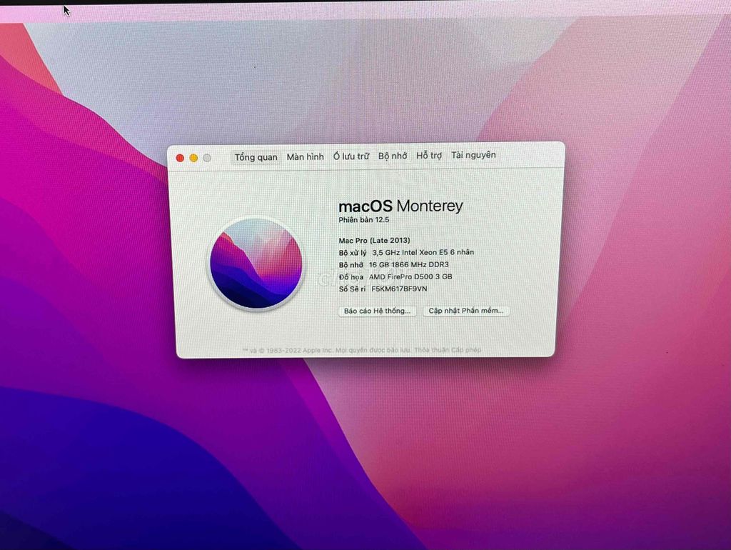 Mac Pro ( Thùng Rác ) Mới Keng Full Options