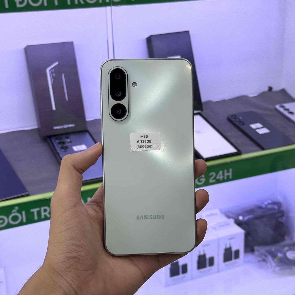 💥 Samsung M36 5G | Xanh | Giá Tốt. Mua bán Điện thoại tại Quận Ngô Quyền Hải Phòng được đăng bởi minmobile HP hình 1