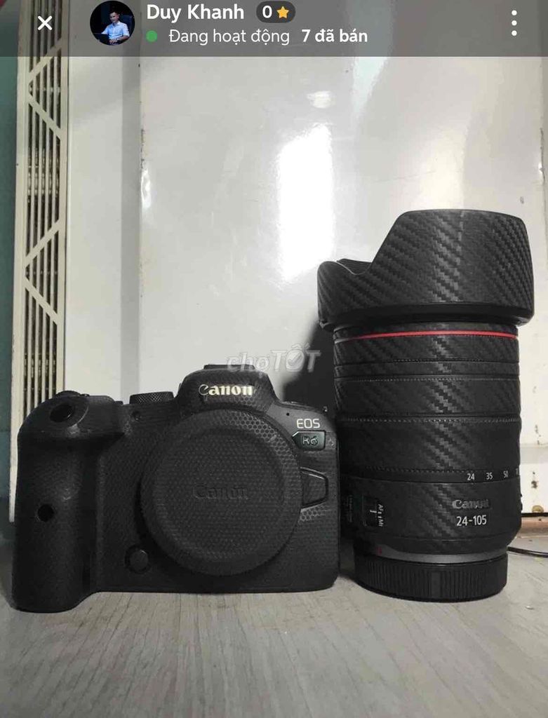 Máy ảnh Canon R6 Đen. Mua bán Máy ảnh, Máy quay tại Huyện Cái Bè Tiền Giang được đăng bởi Duy Khanh hình 1