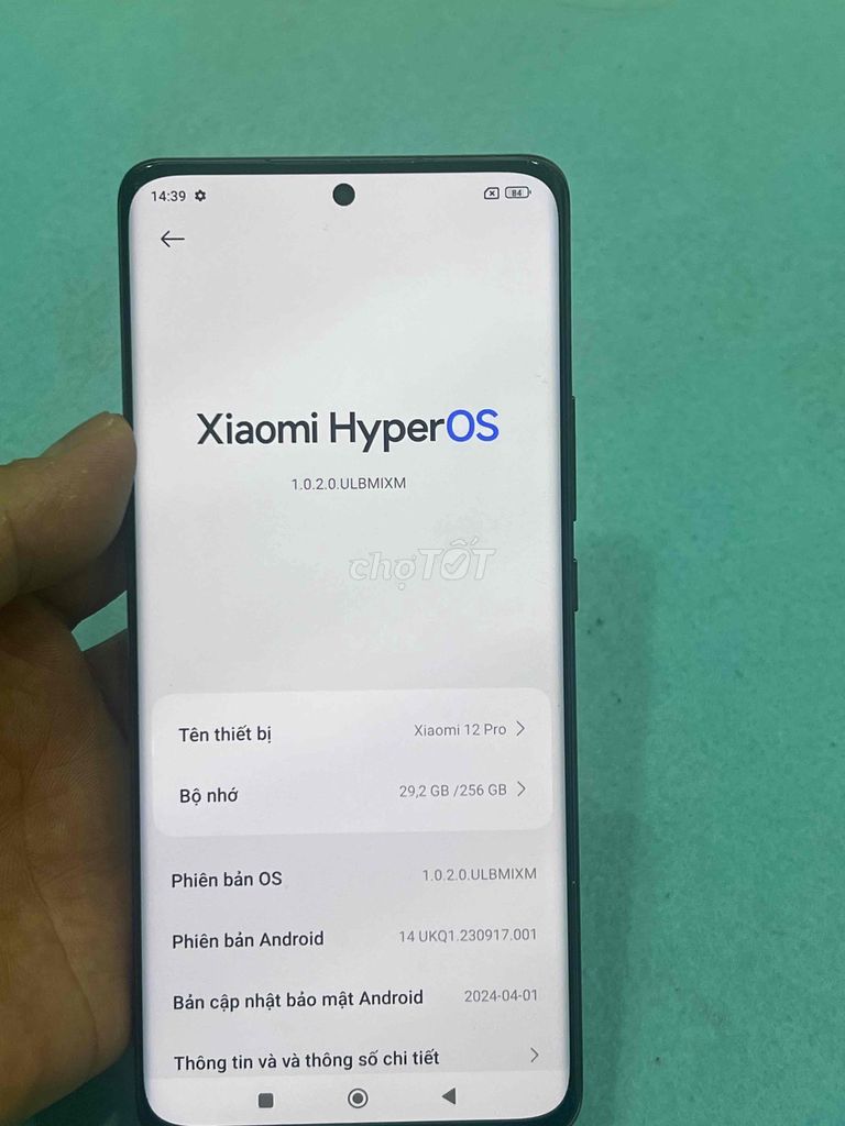 Xiaomi 12Pro, bản 12/256, đen, QT. Mua bán Điện thoại tại Quận Hoàng Mai Hà Nội được đăng bởi Nguyennoi hình 1