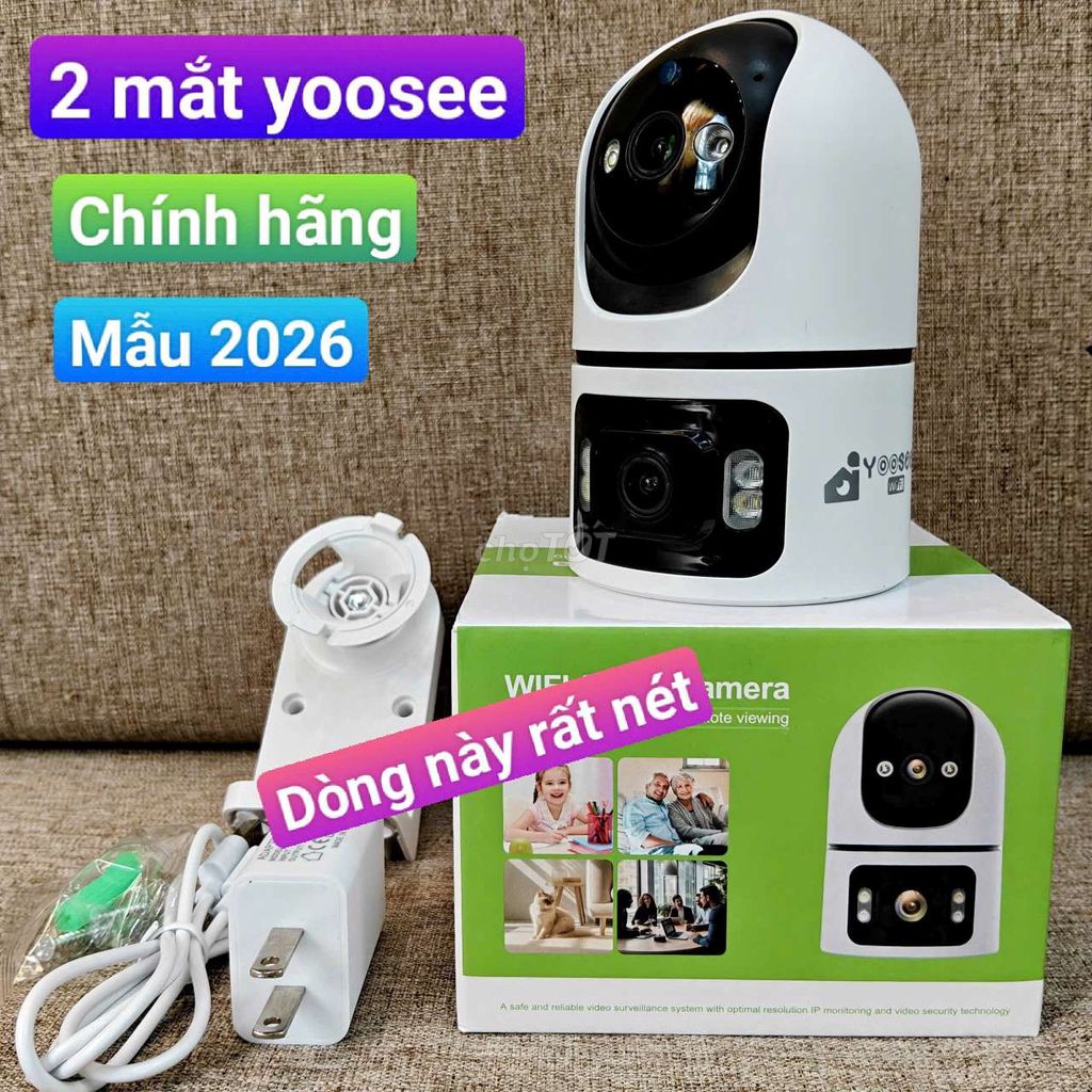 Camera Yoosee 2 mắt 2026. Mua bán Máy ảnh, Máy quay tại Quận Thanh Khê Đà Nẵng được đăng bởi camera sỉ Đà Nẵng hình 1