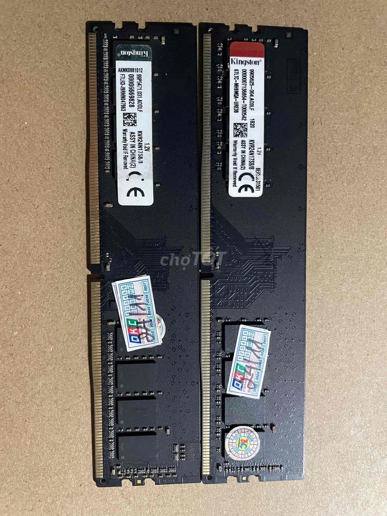 RAM Kingston 2x8GB 2400MHz Đen. Mua bán Linh kiện (RAM, Card...) tại Huyện Thọ Xuân Thanh Hóa được đăng bởi Định Hà Xuân hình 1