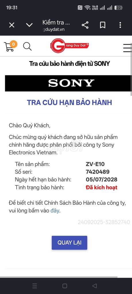 Máy ảnh Sony ZV-E10 Đen. Mua bán Máy ảnh, Máy quay tại Thành phố Thuận An Bình Dương được đăng bởi Nguyễn Thanh Tuấn hình 1