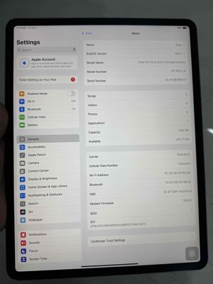 Apple iPad Pro 12.9inch. 2018