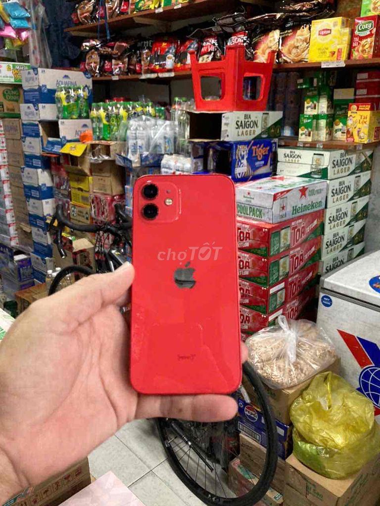 Apple iPhone 12 Qtế 128G  Đỏ Đã dùng. Mua bán Điện thoại tại Quận Bình Tân Tp Hồ Chí Minh được đăng bởi hoàng trung phong hình 1
