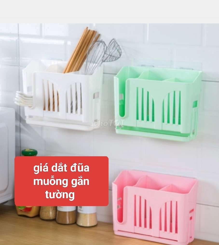 Giá dắt đũa muỗng gắn tường