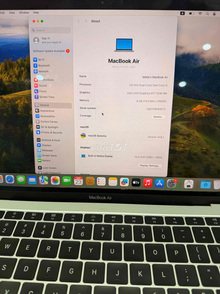 MacBook Air 2018 i5 8GB/120gb. Mua bán Laptop tại Quận Cầu Giấy Hà Nội được đăng bởi playboy com hình 1