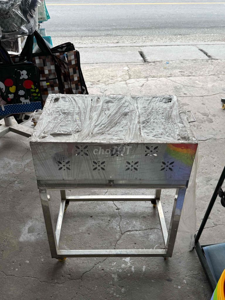 Bếp nướng than Inox 40x60cm. Mua bán Bếp, lò, đồ điện nhà bếp tại Thị xã Tân Uyên Bình Dương được đăng bởi Duk Sun hình 1