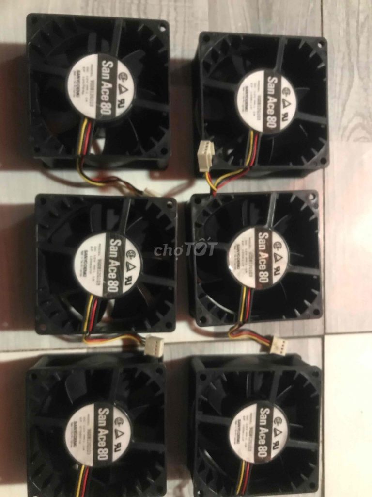 Thanh lý Quạt tản nhiệt Sanyo 12v 1.1a 8cm. Mua bán Phụ kiện (Màn hình, Chuột...) tại Huyện Chợ Lách Bến Tre được đăng bởi Vinh hình 1