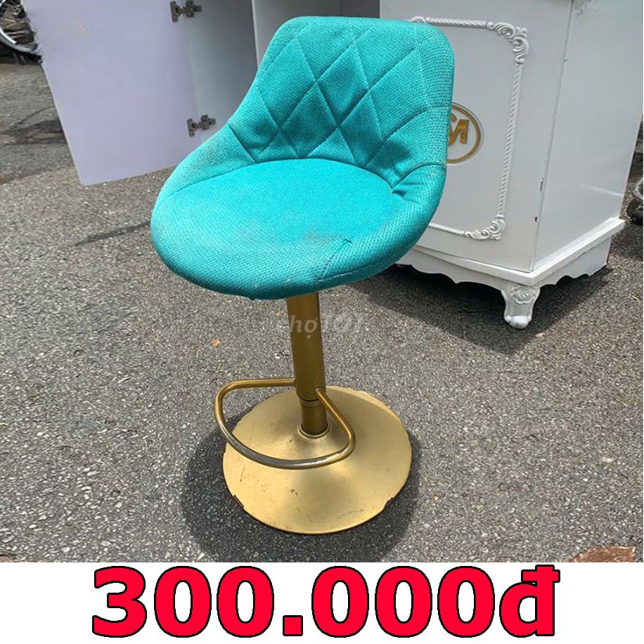 Ghế Bar Đệm Mềm Xanh Đã Sử Dụng Mới 90%. Mua bán Bàn ghế tại Quận 11 Tp Hồ Chí Minh được đăng bởi Thanh lý HD hình 1