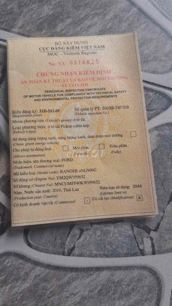 Ford Ranger 2019 Wildtrak 2.0L 4x2 AT - 68000 km. Mua bán Ô tô tại Huyện Hóc Môn Tp Hồ Chí Minh được đăng bởi phan văn nhựt hình 13