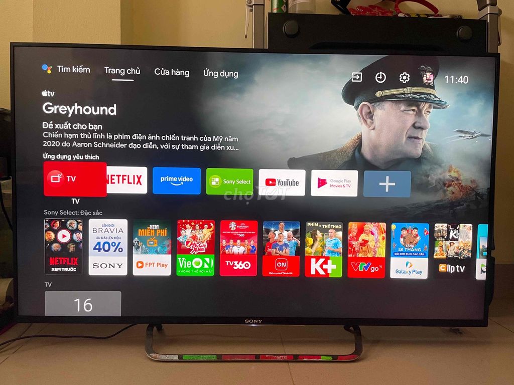 Tivi 49 inch Sony 4K Android nhà dùng cần pass