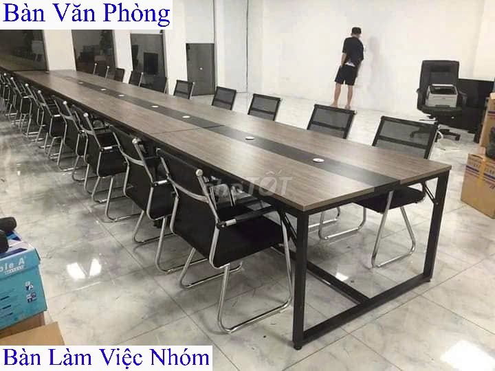 Bàn họp_ Bàn họp_ Bàn làm việc nhóm_Bàn cụm 2m4_9. Mua bán Đồ dùng văn phòng tại Huyện Bình Chánh Tp Hồ Chí Minh được đăng bởi Nội Thất HD O9O253l225 hình 1