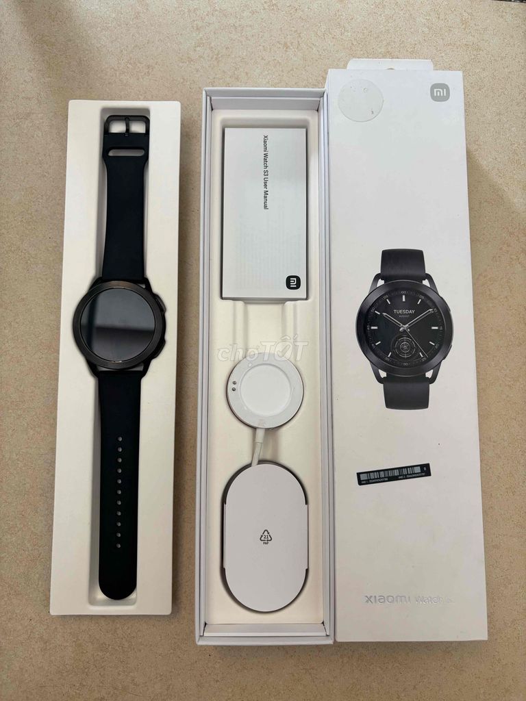 Xiaomi Watch S3 Đen 99% mới chưa dùng. Mua bán Thiết bị đeo thông minh tại Thành phố Thủ Đức Tp Hồ Chí Minh được đăng bởi Minh Hoàng hình 1