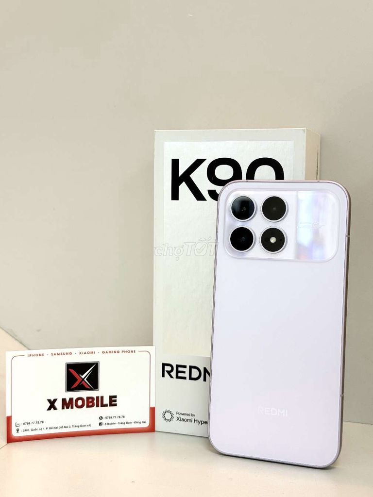 REDMI K90 12/256GB FULLBOX SẴN TV🇻🇳 - CHUẨN ZIN ĐẸP. Mua bán Điện thoại tại Huyện Trảng Bom Đồng Nai được đăng bởi X Mobile Trảng Bom hình 1