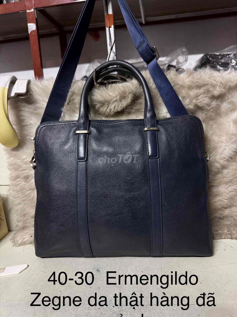 Cặp công sở ERMENEGILDO ZEGNA size 40x30