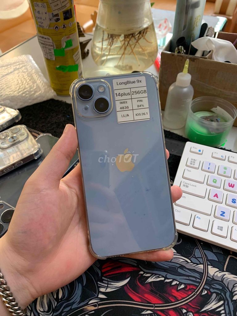 iPhone 14 Plus 256GB Xanh Dương. Mua bán Điện thoại tại Quận Cầu Giấy Hà Nội được đăng bởi Long blue 9x hình 1
