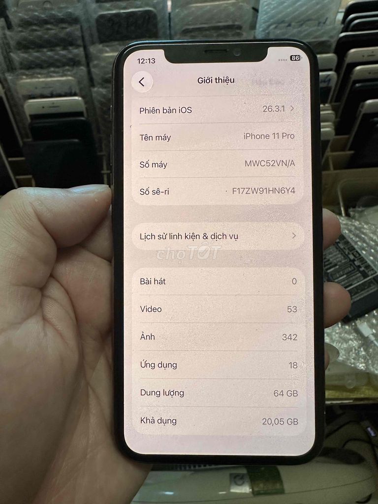 Apple iPhone 11 Pro 64GB Vàng. Mua bán Điện thoại tại Huyện Nam Trực Nam Định được đăng bởi Lê Đức Thiện hình 1