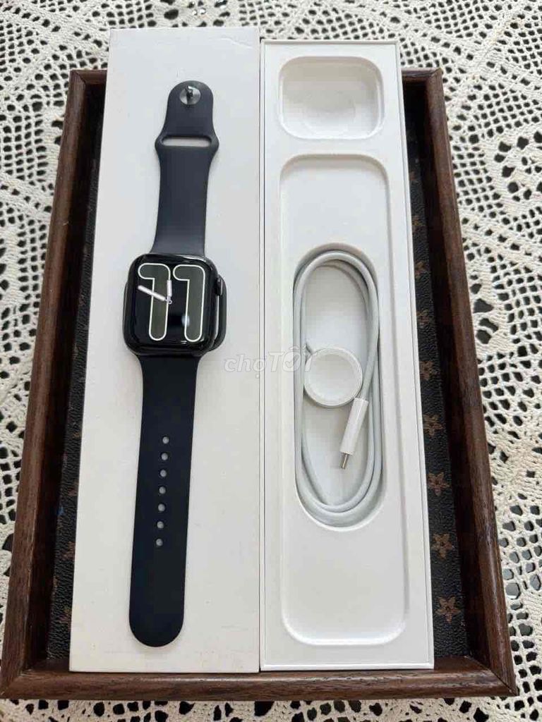 bán apple watch sr9/45 Đen đẹp keng pin 100%