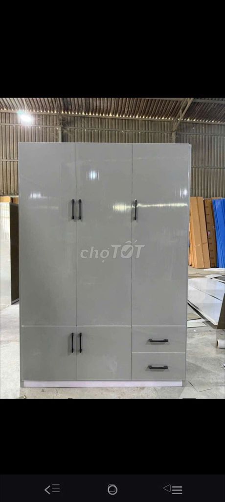 TỦ NHỰA ĐÀI LOAN 3 CÁNH MÀU XÁM NHẠT . Mua bán Tủ, kệ gia đình tại Thành phố Biên Hòa Đồng Nai được đăng bởi Phương hoa hình 1