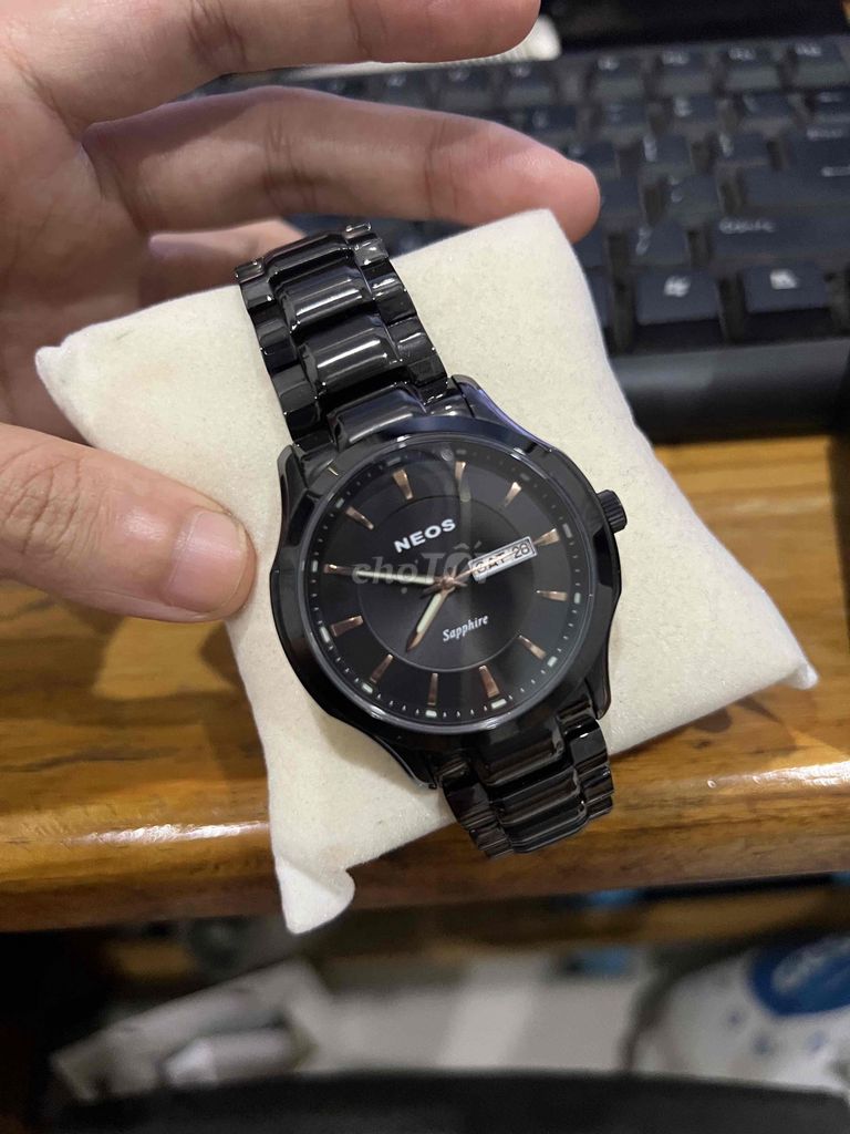 Đồng hồ NEOS Kính Sapphire Nam Đen. Mua bán Đồng hồ tại Thành phố Biên Hòa Đồng Nai được đăng bởi Thuận hình 1