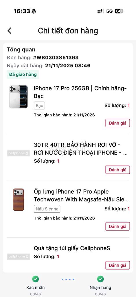 iPhone 17 Pro Bạc 256GB - Bảo Hành Dài!. Mua bán Điện thoại tại Quận Hà Đông Hà Nội được đăng bởi Quốc Trường hình 1