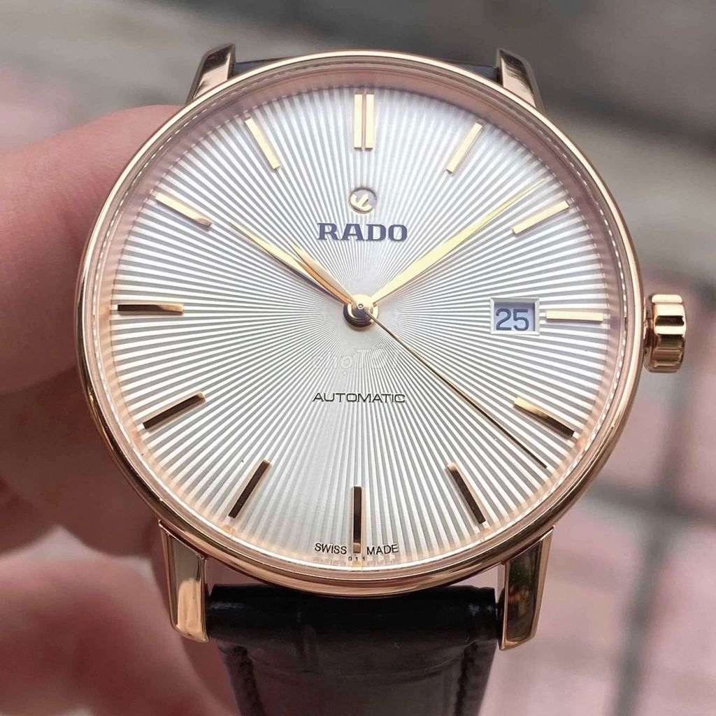 Rado Coupole Classic Nam Vàng hồng. Mua bán Đồng hồ tại Quận Cầu Giấy Hà Nội được đăng bởi Trần Đức hình 1
