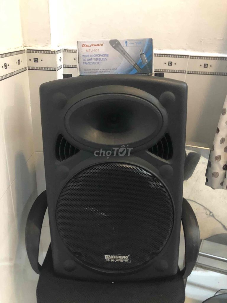 Loa karaoke Temeisheng Đen kèm Micro. Mua bán Tivi, Âm thanh tại Quận 11 Tp Hồ Chí Minh được đăng bởi Anna hình 1