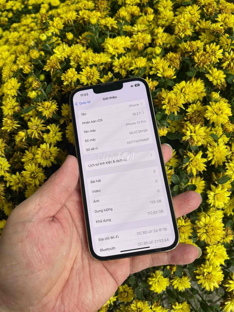 Apple iPhone 13 Pro 128GB Vàng. Mua bán Điện thoại tại Thành phố Biên Hòa Đồng Nai được đăng bởi Thạch Lê hình 1