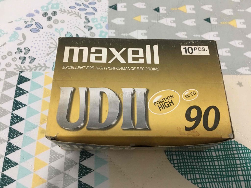 hộp 10c cassette maxell 1 nước