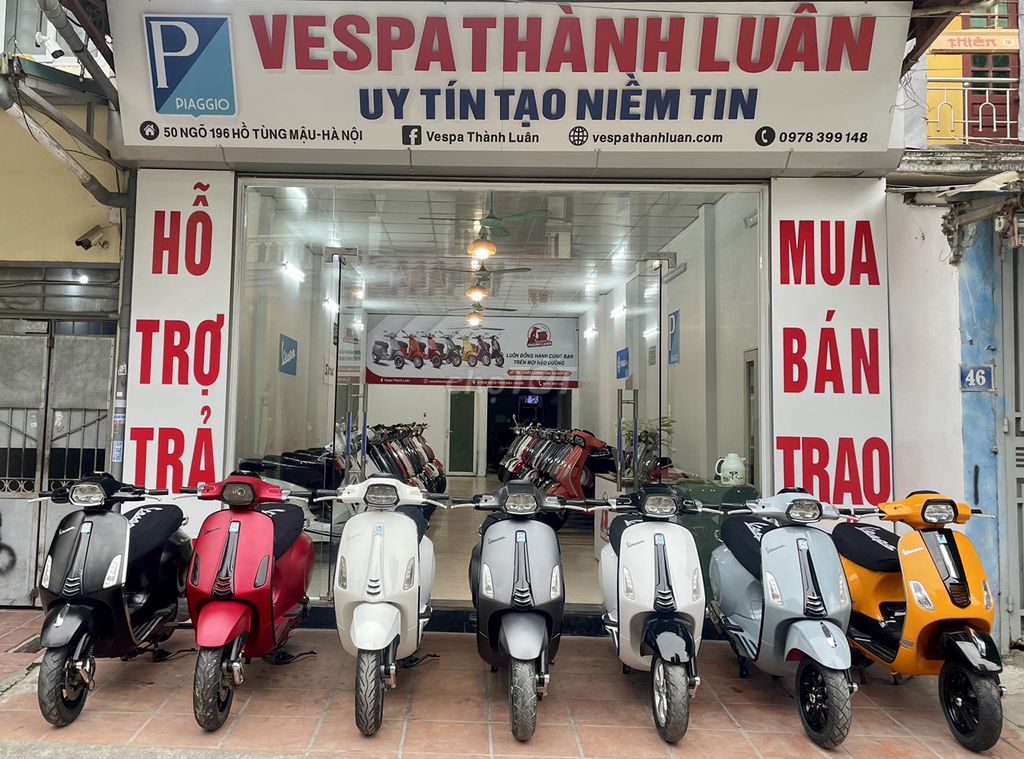 Vespa Thành Luân cung cấp xe sang trọng, uy tín