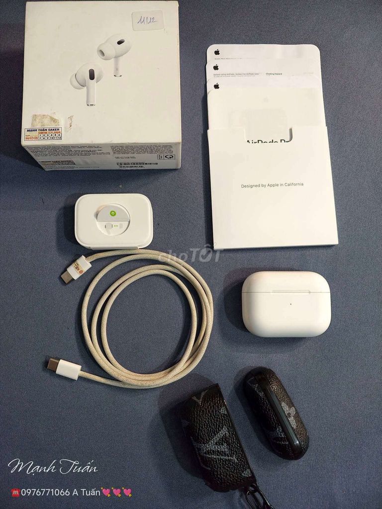Tai nghe Apple AirPods Pro 2 ( Sạc C ). Mua bán Tivi, Âm thanh tại Huyện Lý Nhân Hà Nam được đăng bởi Mạnh Tuấn hình 1