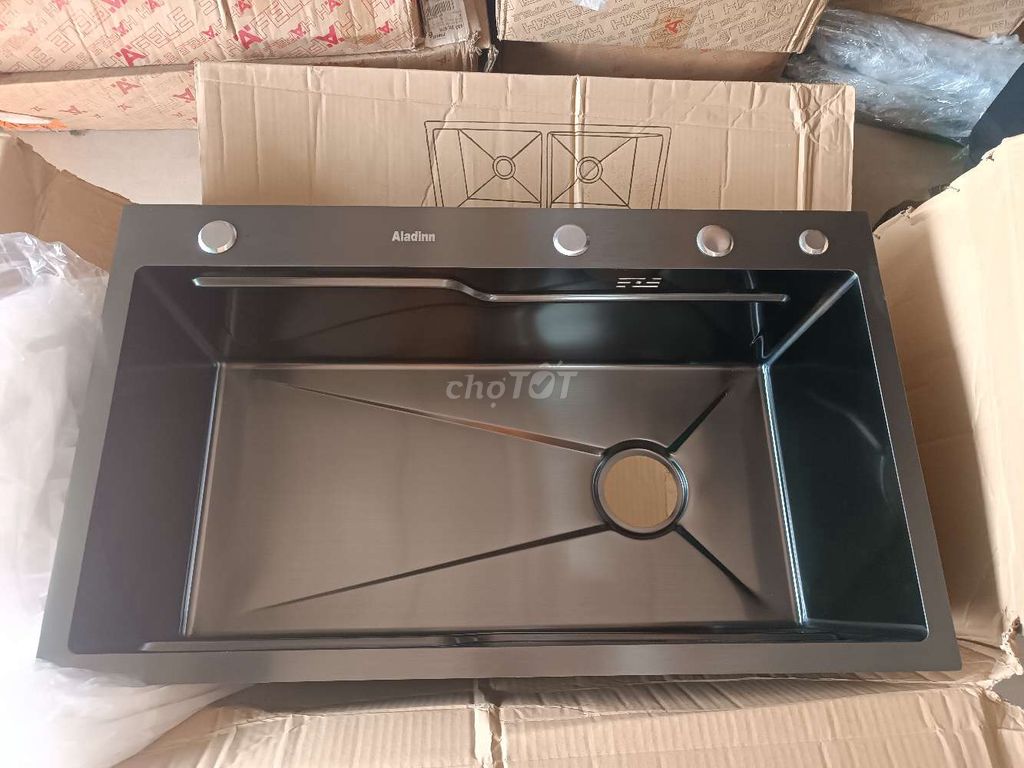 Chậu rửa bát 1 hộc kt 780x450