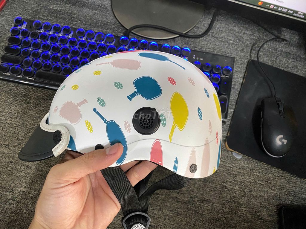 nón sơn chính hãng - hoa tiết pikleball A1. Mua bán Phụ kiện thời trang khác tại Thành phố Thủ Dầu Một Bình Dương được đăng bởi Tuấn hình 1