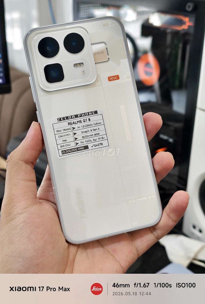 Realme Neo 8 12/+256GB Trắng Fullbox. Mua bán Điện thoại tại Quận Ninh Kiều Cần Thơ được đăng bởi Zelda Phone hình 1