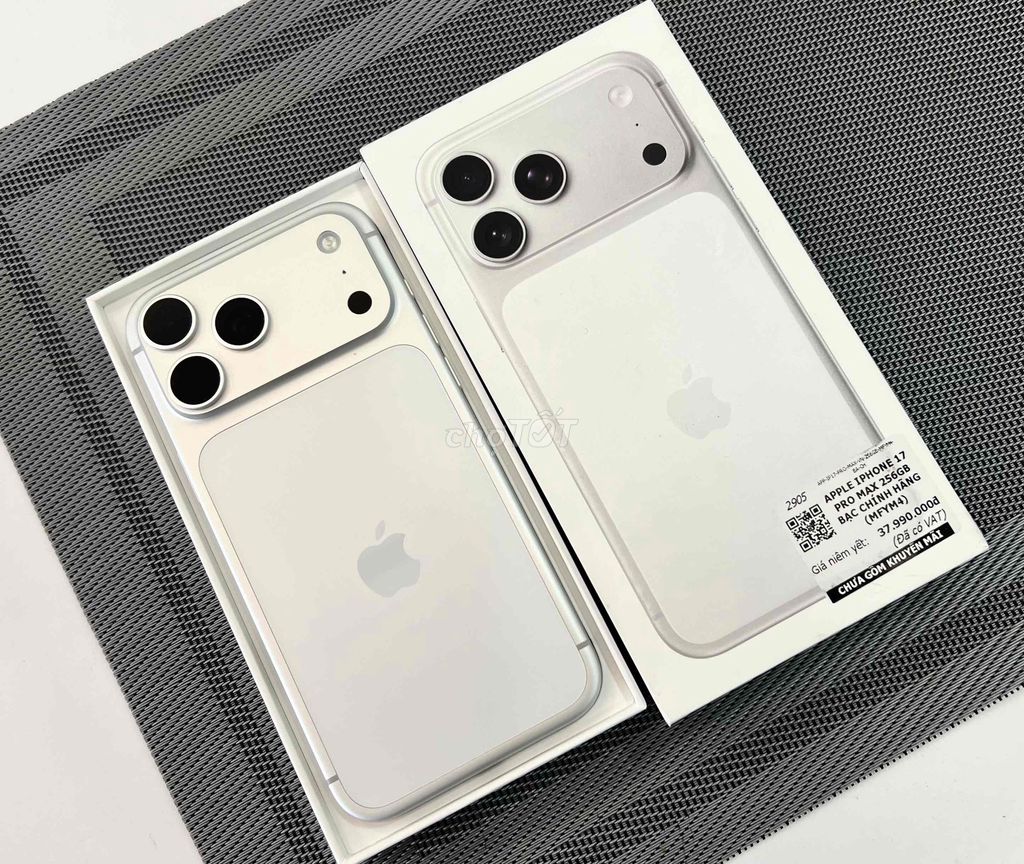 iPhone 17 Pro Max 256GB Bạc CellphoneS Mới Mua. Mua bán Điện thoại tại Quận Hoàng Mai Hà Nội được đăng bởi Park hình 1