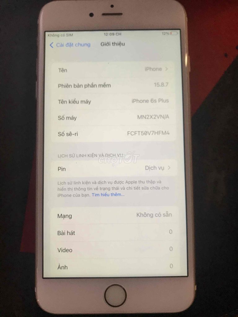 Apple iPhone 6s Plus bản VN. Mua bán Điện thoại tại Quận Hai Bà Trưng Hà Nội được đăng bởi nguyen minh vu hình 1