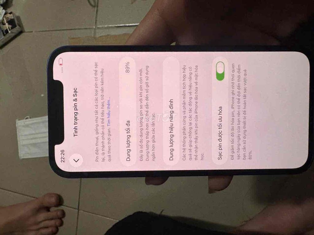 Apple iPhone 12 128GB Xanh. Mua bán Điện thoại tại Thành phố Thủ Đức Tp Hồ Chí Minh được đăng bởi Quốc Vương hình 1