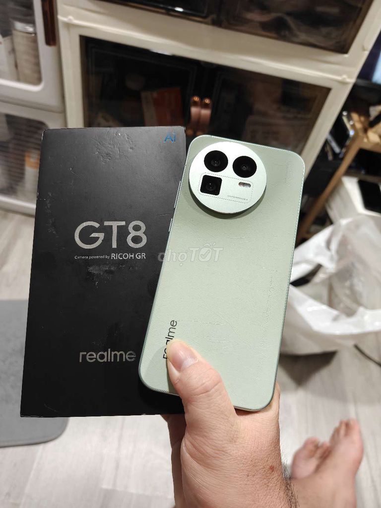 Realme GT8(12/256)màu Green fullbox có gl. Mua bán Điện thoại tại Quận 5 Tp Hồ Chí Minh được đăng bởi Strawberry Táo hình 1