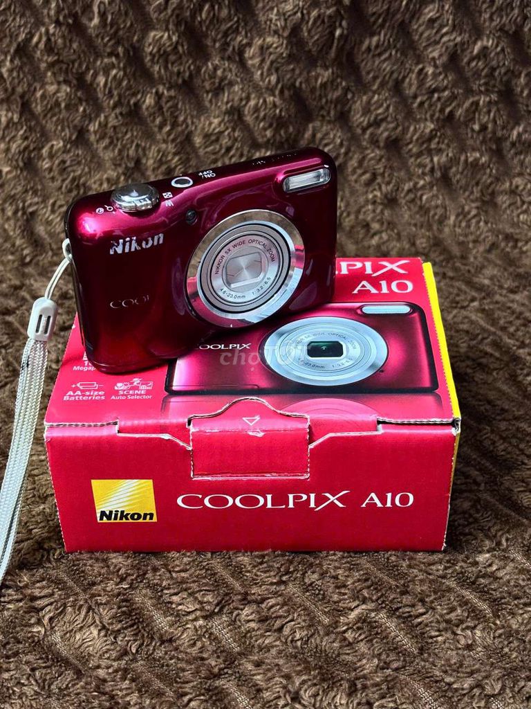 Máy ảnh Nikon Coolpix A10 màu đỏ, . Mua bán Máy ảnh, Máy quay tại Quận 1 Tp Hồ Chí Minh được đăng bởi Digital  hình 1