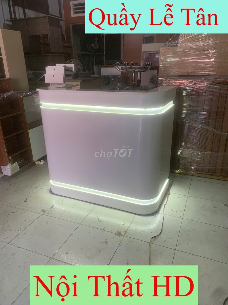 Quầy lễ tân-Quầy thu ngân-Quầy 1m2=Quầy thanh lý-3. Mua bán Nội thất, đồ gia dụng khác tại Quận 5 Tp Hồ Chí Minh được đăng bởi Bàn Ghế Văn Phòng 286 hình 1