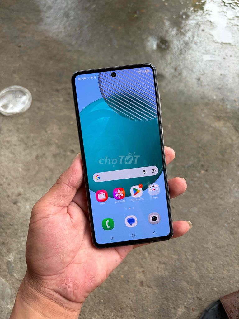 Samsung Galaxy M54 5G 256GB Bạc Đã sử dụng. Mua bán Điện thoại tại Thành phố Vị Thanh Hậu Giang được đăng bởi máy củ giá tốt  hình 1