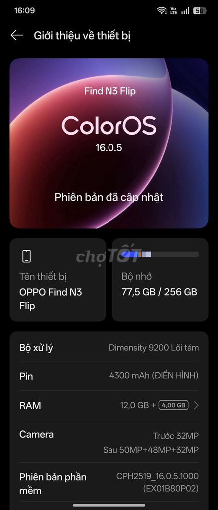 Oppo Find N3 Flip 12GB 256GB Hồng. Mua bán Điện thoại tại Quận Bình Tân Tp Hồ Chí Minh được đăng bởi Nguyễn Phước Minh hình 1